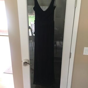 Boutique black maxi dress